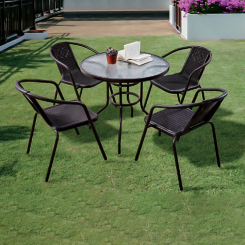 Hot Selling Outdoor Patio Table and Chair Five-piece Set