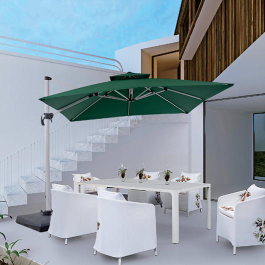 Modern garden furniture double top small roman parasol