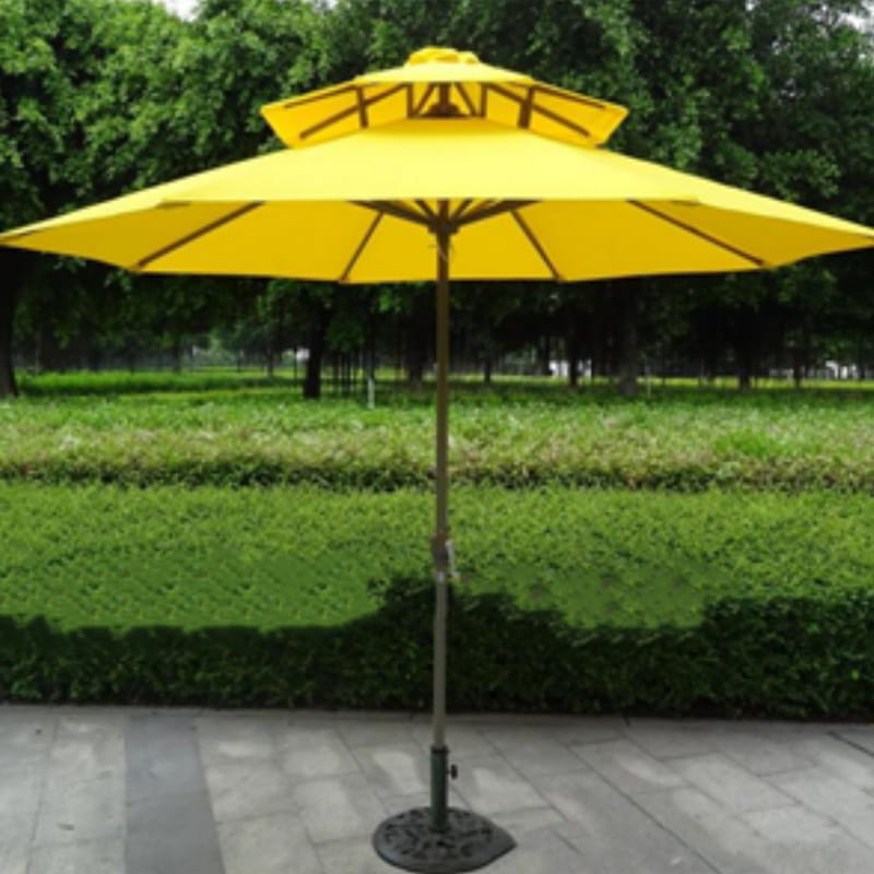 8-bone swing hand double top umbrella